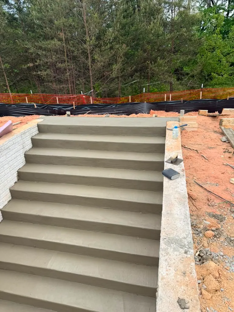 Concrete steps