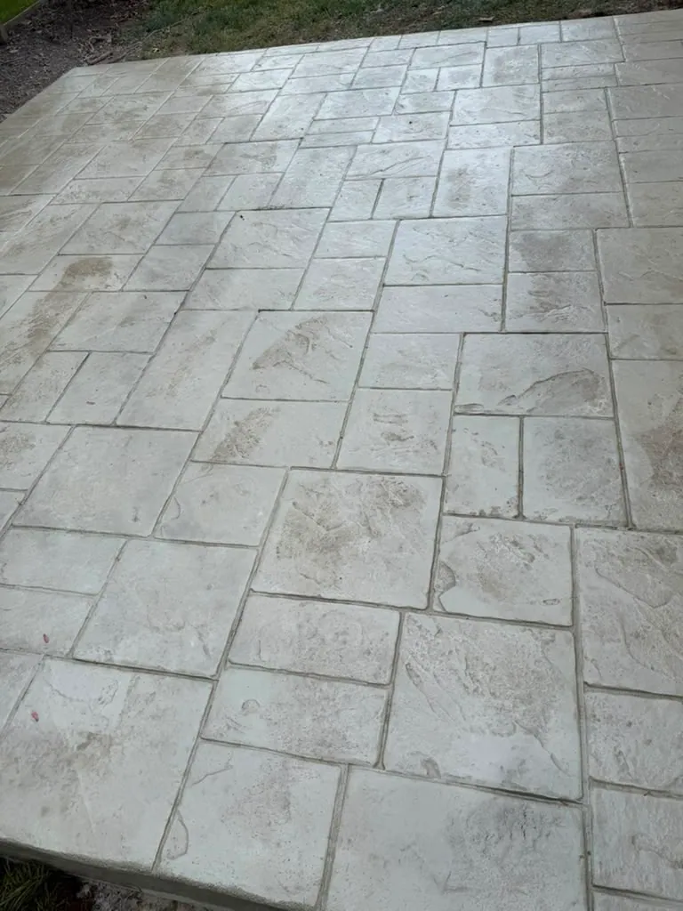 Stamped concrete